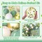 Sage Green Balloon Garland Arch Kit, Olive Green Sand White Metallic Gold Matte White Gold Confetti Balloons for Baby Shower Bridal Shower Bachelor Party Wedding Birthday Woodland Party Decorations